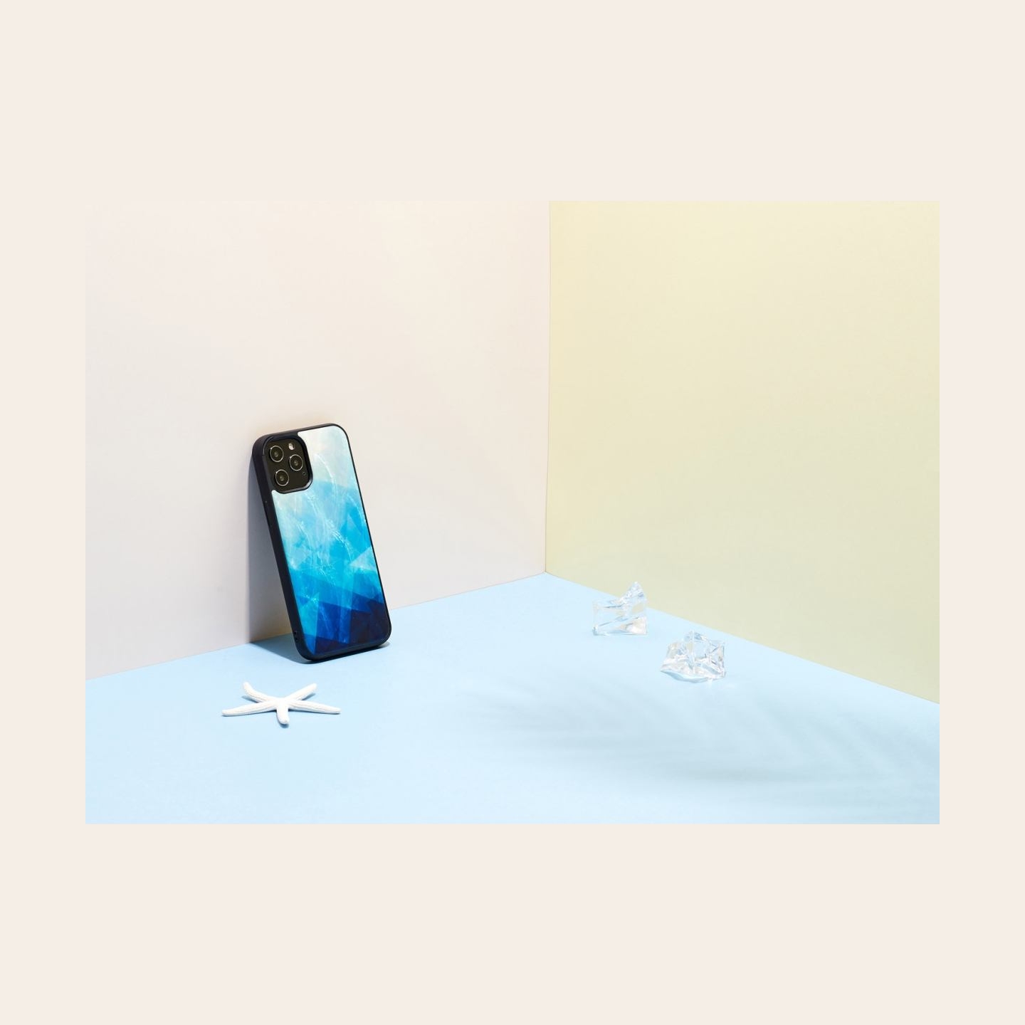 Ikins case for Apple iPhone 12 Pro Max blue lake black