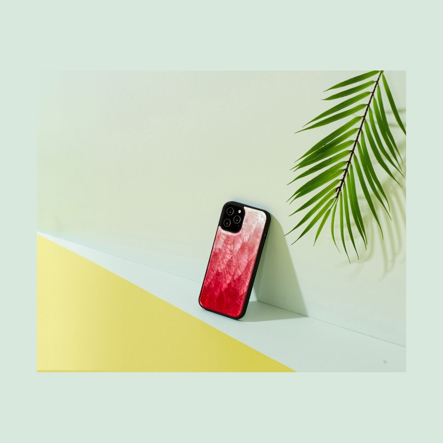 Ikins case for Apple iPhone 12 Pro Max pink lake black