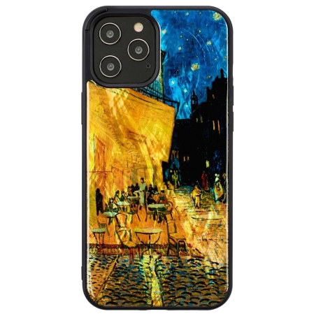 Ikins case for Apple iPhone 12 Pro Max cafe terrace black