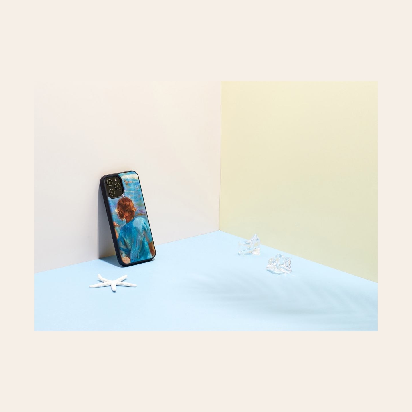 Ikins case for Apple iPhone 12 Pro Max children on the beach