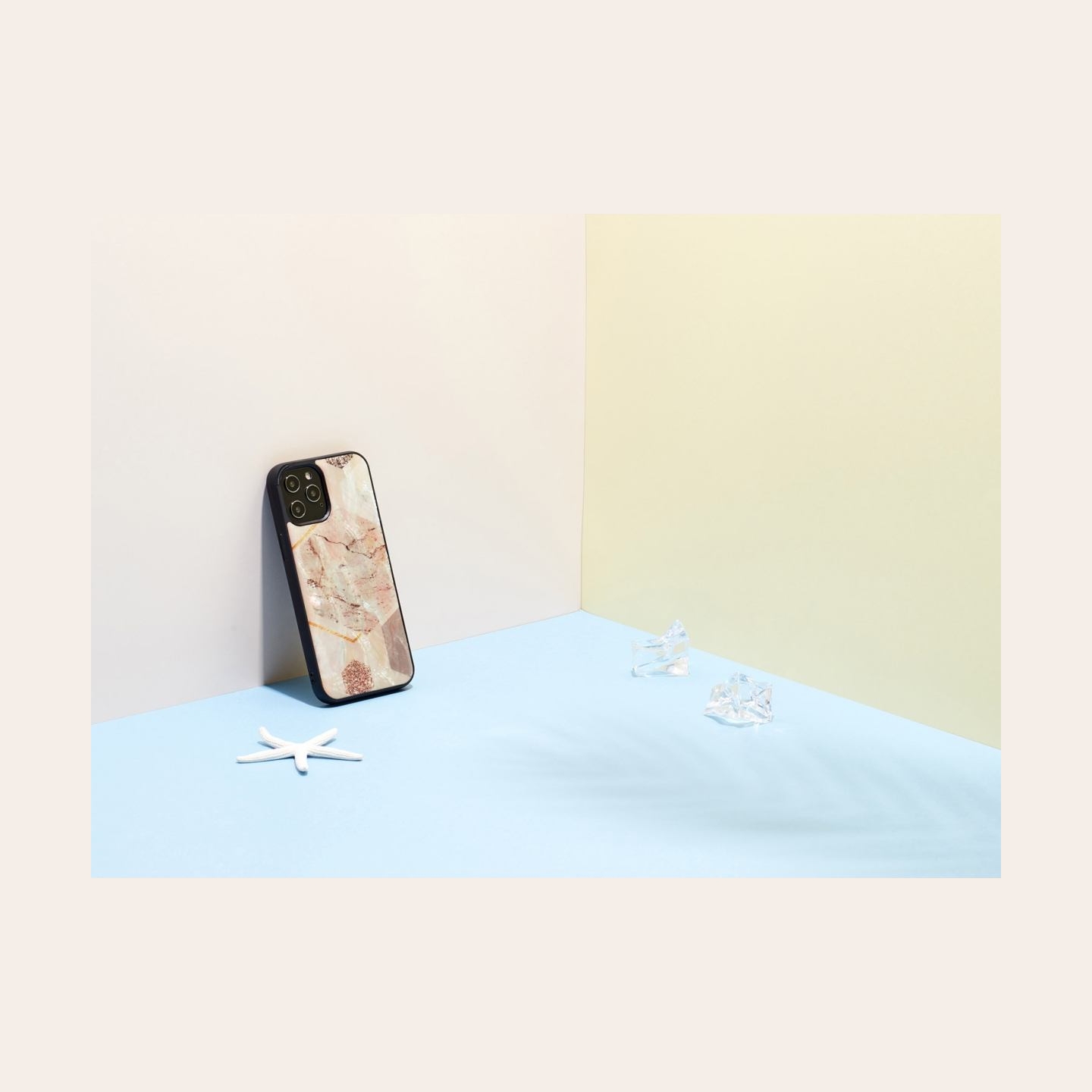 Ikins case for Apple iPhone 12 Pro Max pink marble