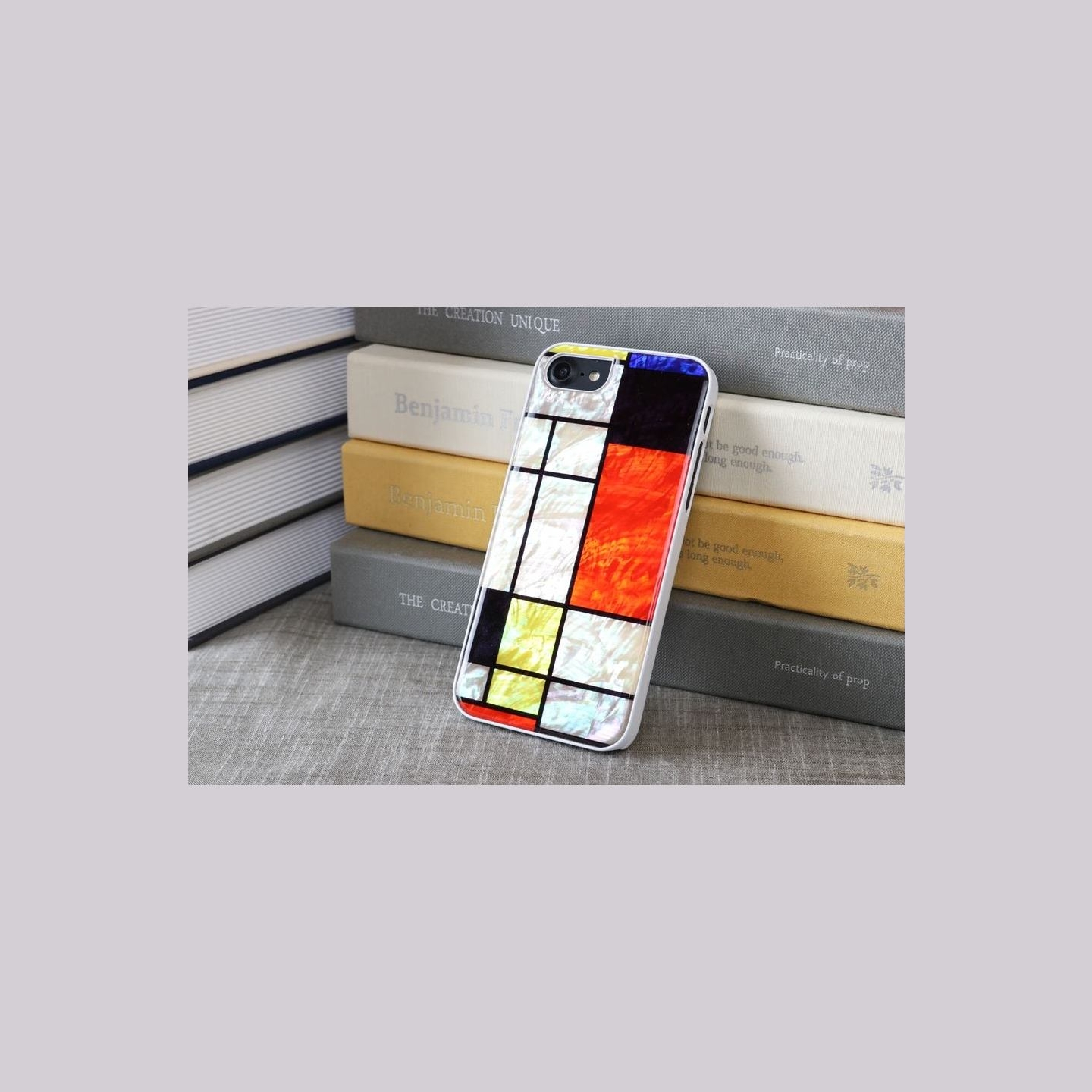 Ikins case for Apple iPhone 8/7 mondrian white