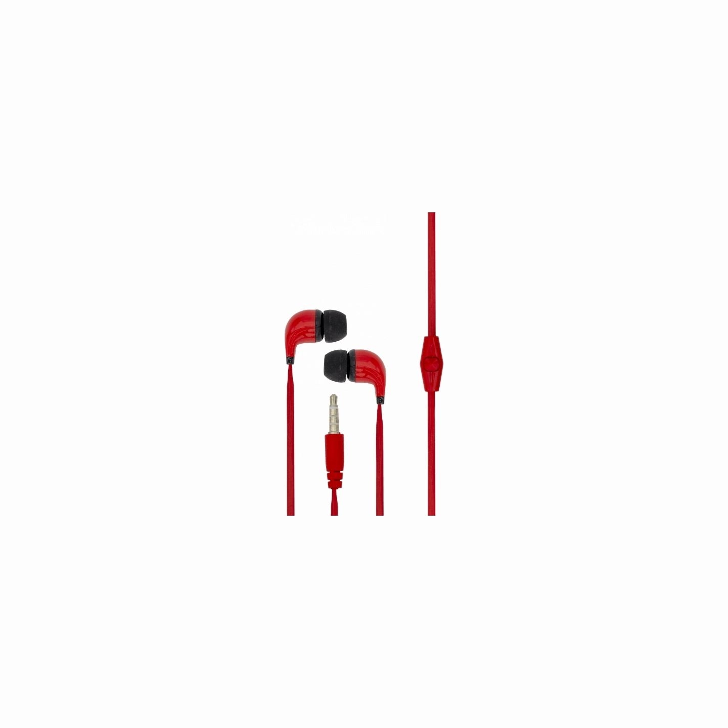 Sbox Stereo Earphones With Microphone EP-038 Red