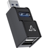 Sbox H-606 3 Port USB-A (1x 3,0,  2x 2,0)