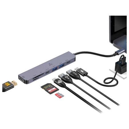 Sbox H-999 7in1 USB-C HUB