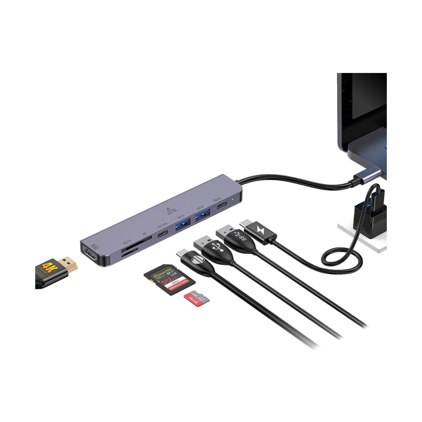 Sbox H-999 7in1 USB-C HUB