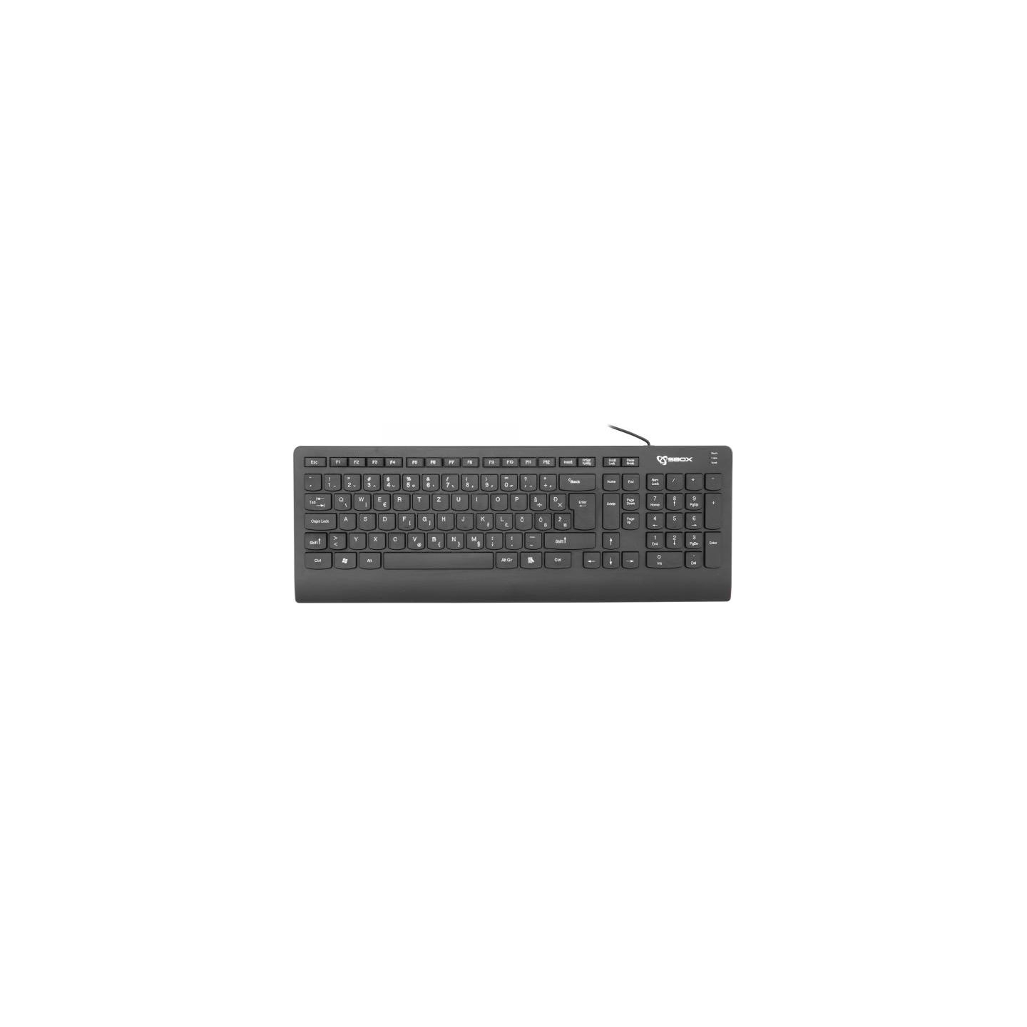 Sbox Keyboard Wired USB K-20