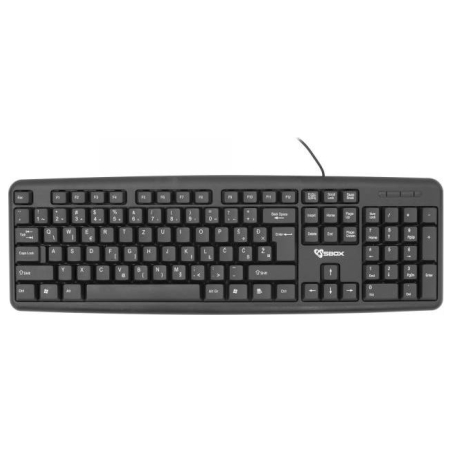 Sbox Keyboard Wired USB K-14 US