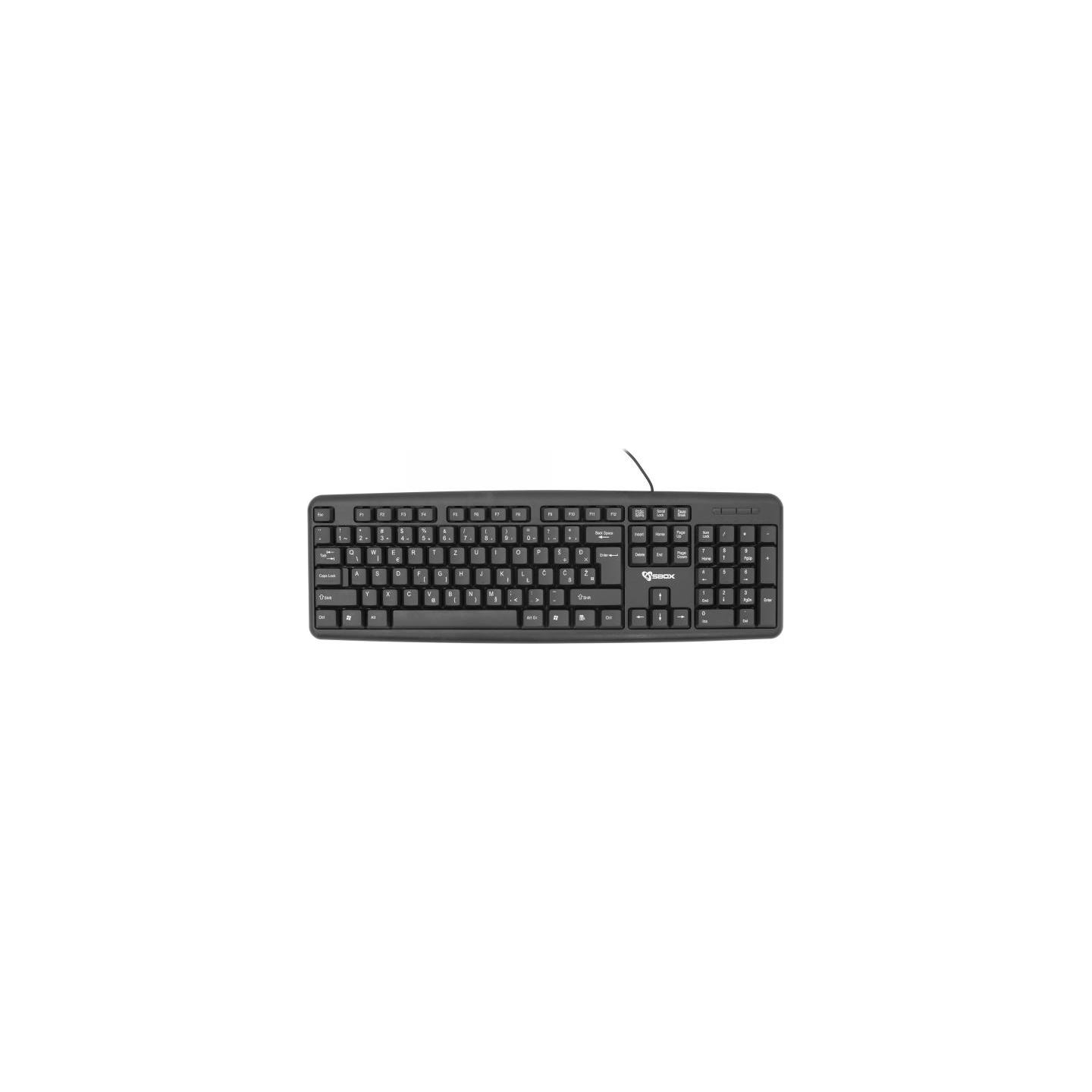 Sbox Keyboard Wired USB K-14 US