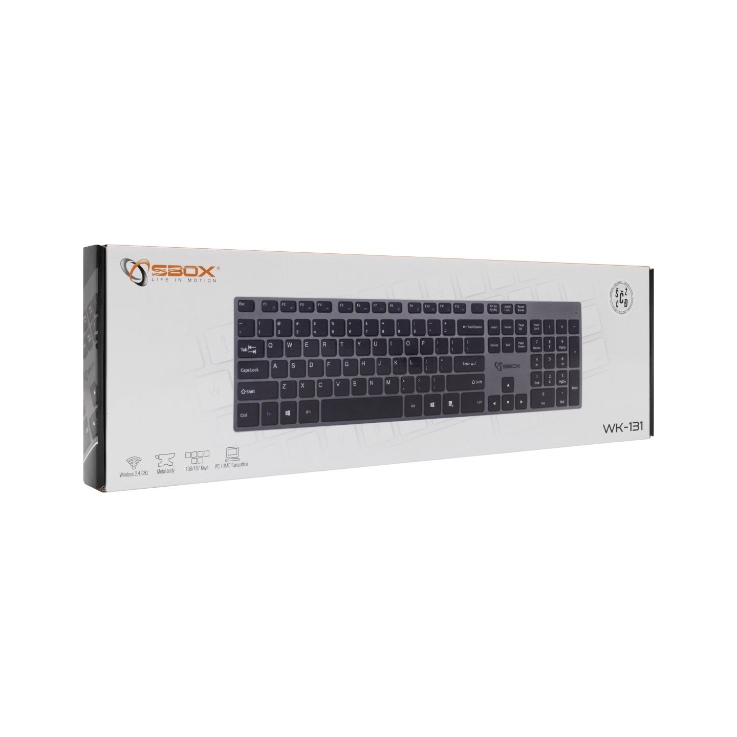 Sbox WK-131 US Wireless Metal