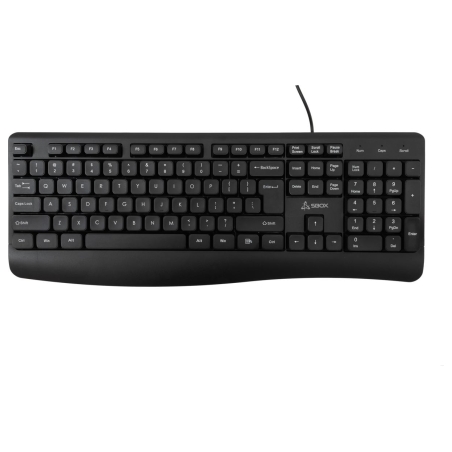 Sbox K-103 Keyboard US Black