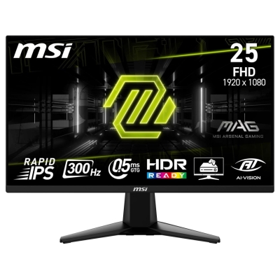 MSI Monitor MAG 255XF24.5 inches/LED/FHD/Flat/300Hz/Black