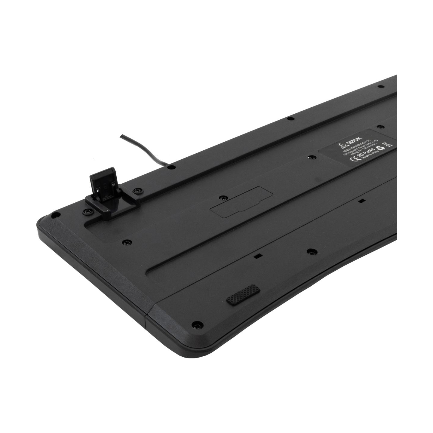 Sbox K-103 Keyboard US Black