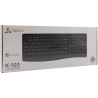 Sbox K-103 Keyboard US Black