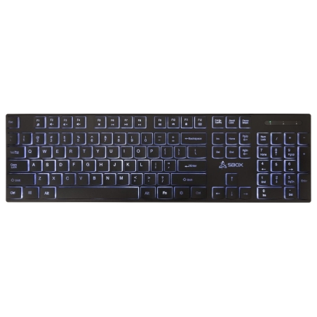 Sbox K-22 Keyboard US Black