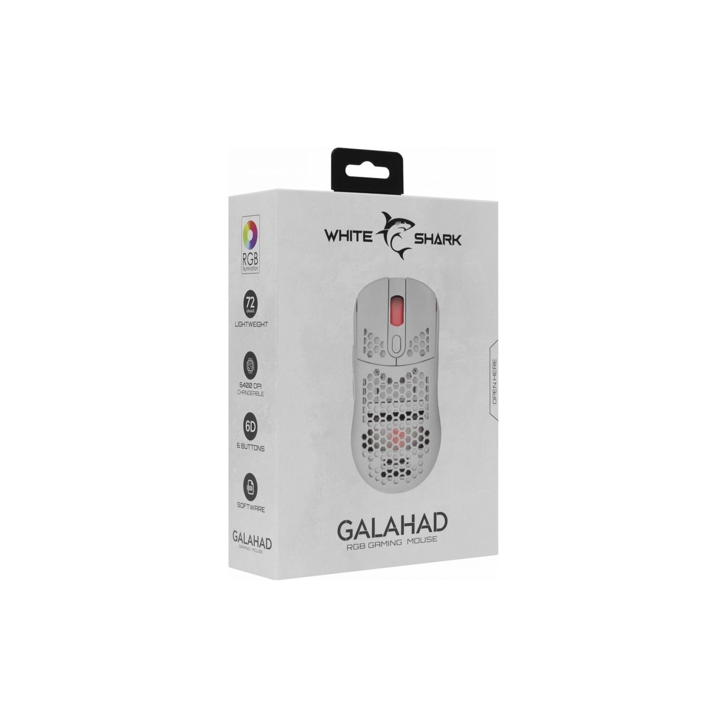 White Shark GM-5007 GALAHAD-W Gaming Mouse White