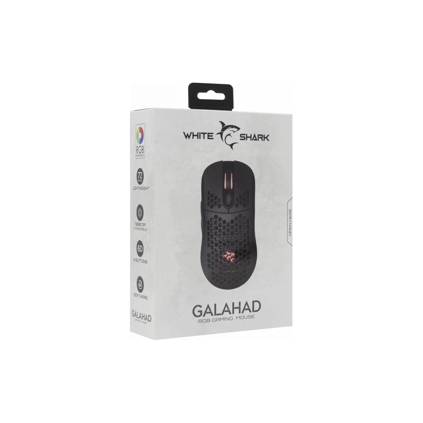 White Shark GM-5007 GALAHAD-B Gaming Mouse Black