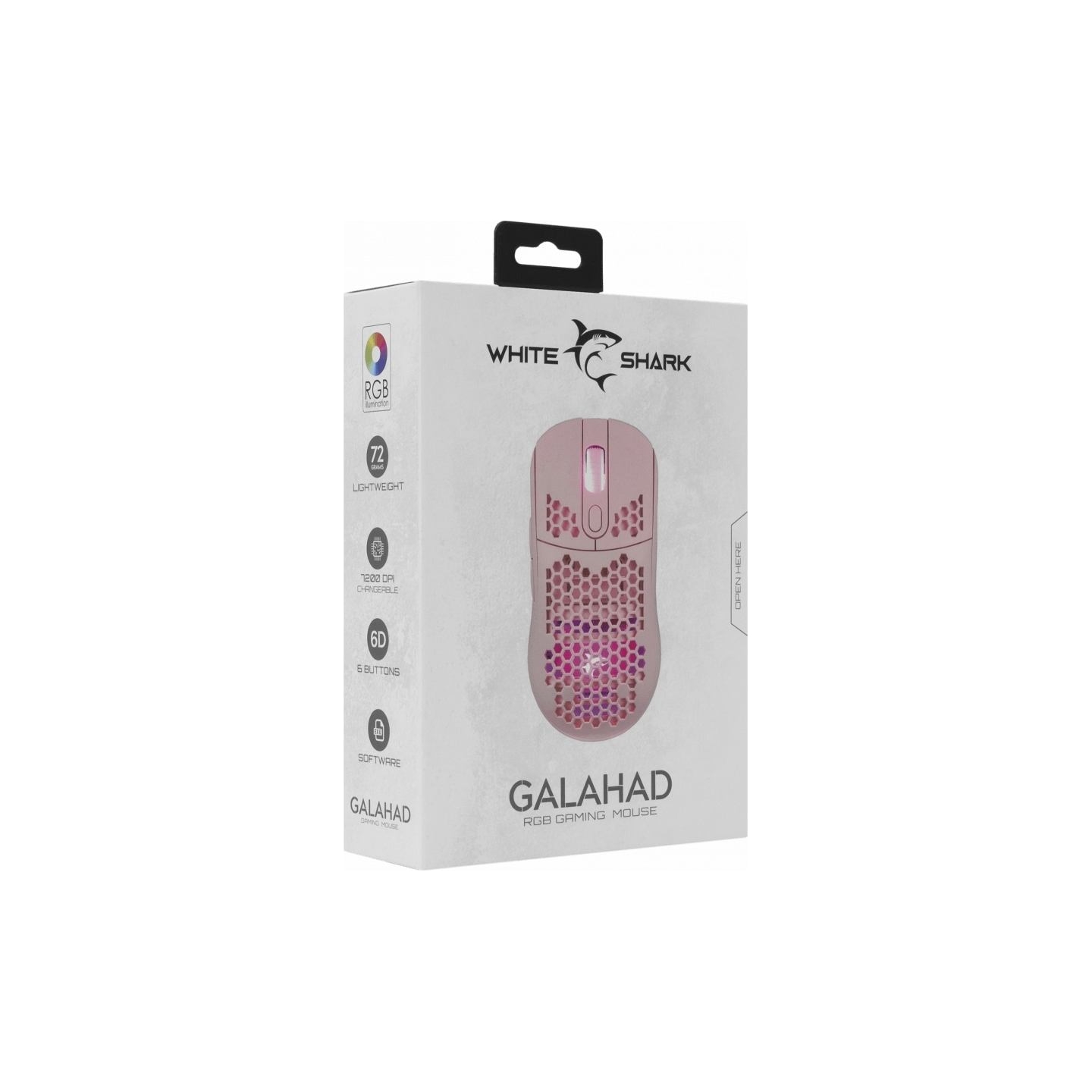 White Shark GM-5007 GALAHAD-P Gaming Mouse Pink