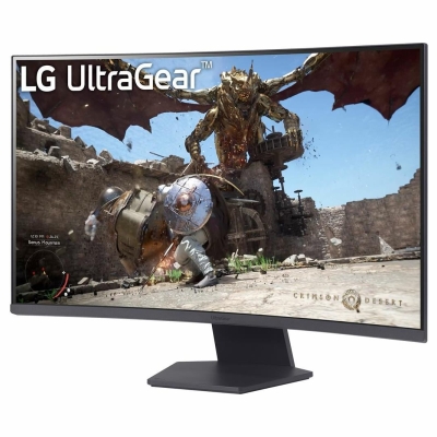 LG LCD Monitor|LG|32GS60QC-B|32"|Gaming/Curved|Panel VA|2560x1440|16:9|180 Hz|Matte|1 ms|Tilt|32GS60QC-B