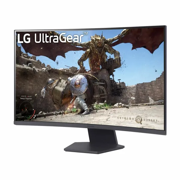 LG LCD Monitor|LG|32GS60QC-B|32"|Gaming/Curved|Panel VA|2560x1440|16:9|180 Hz|Matte|1 ms|Tilt|32GS60QC-B