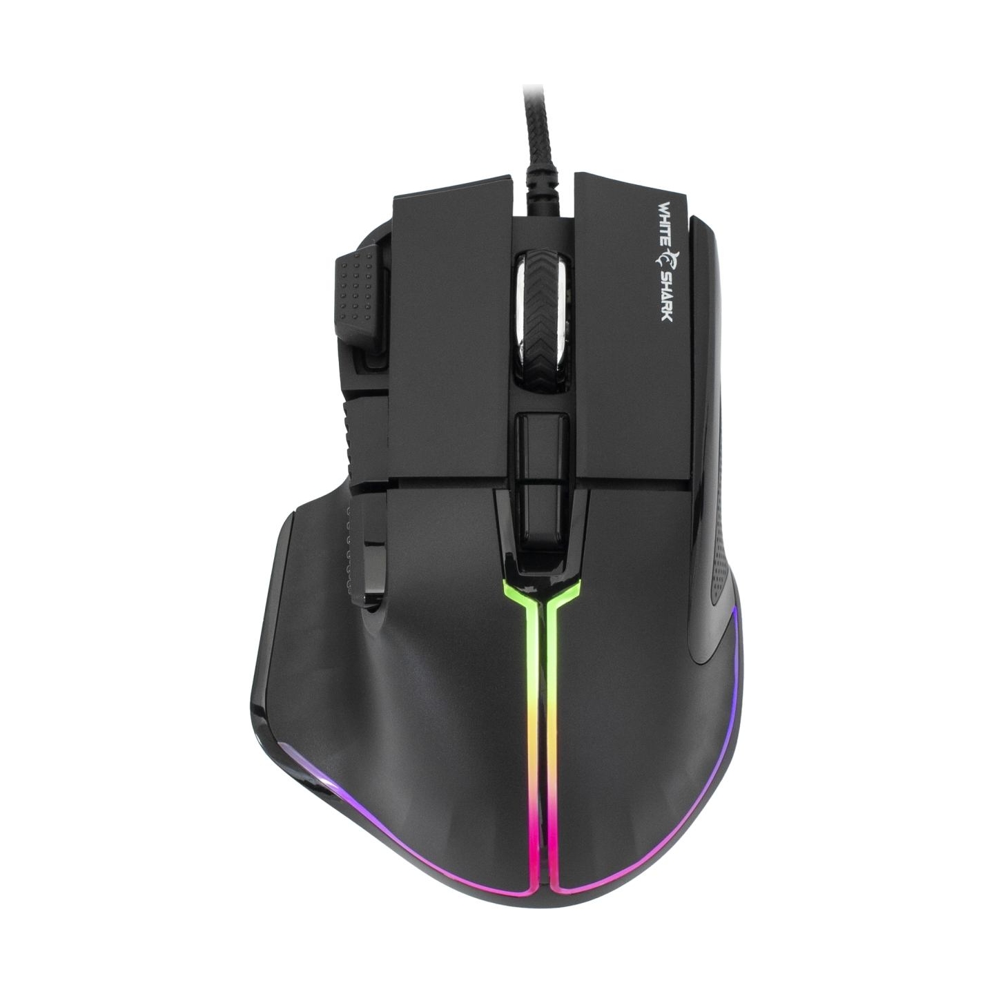 White Shark GM-9006 MARROK Black RGB / 12.000 dpi
