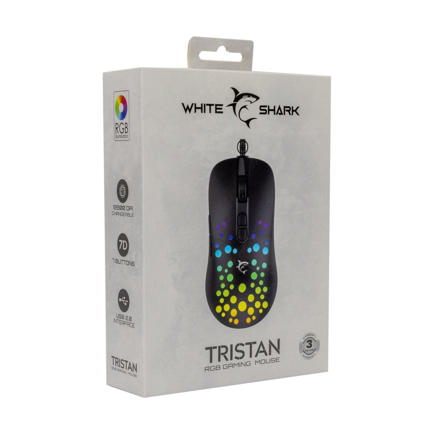 White Shark GM-9004 Tristan-2 Black RGB