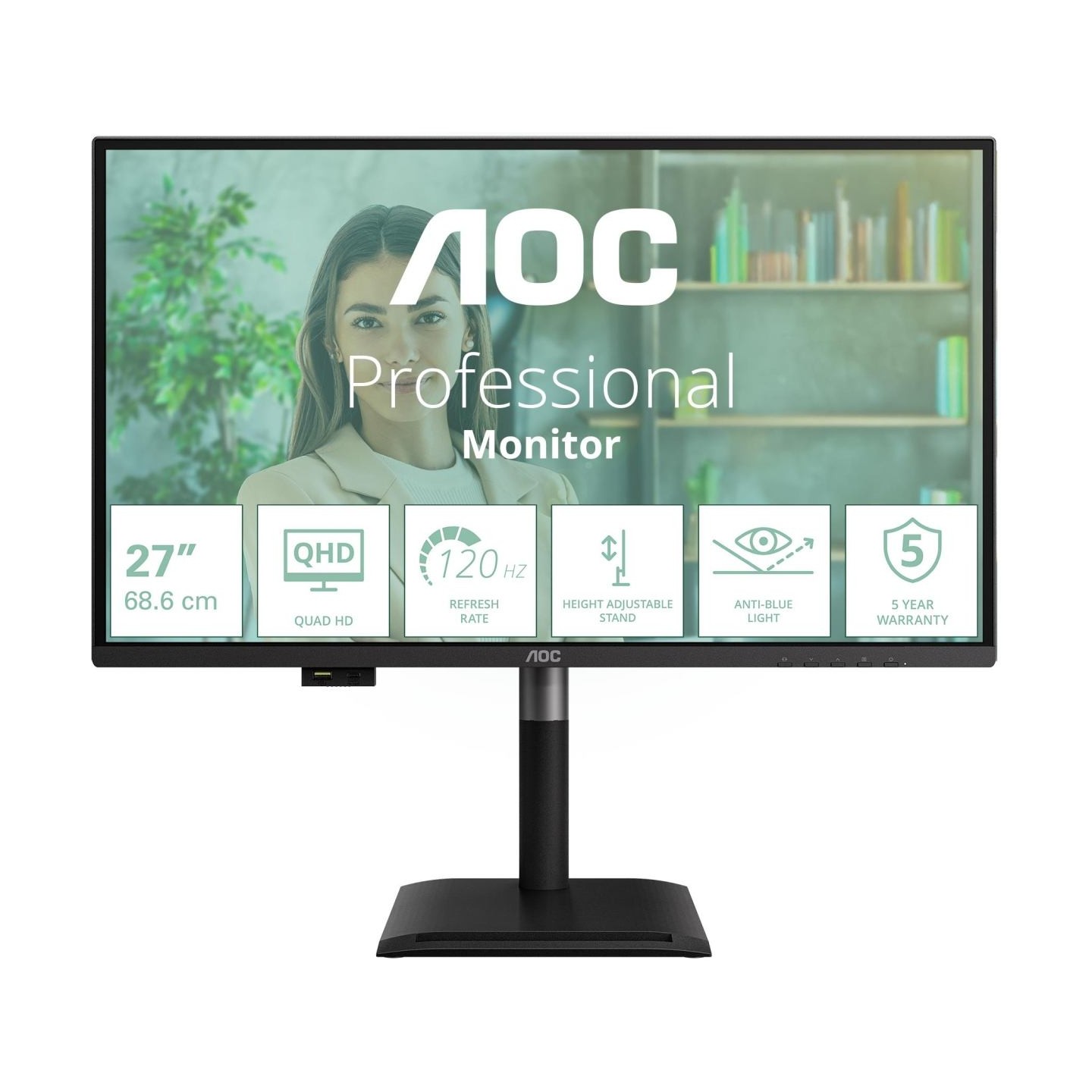 AOC Q27P4U 27inch QHD IPS 120Hz 16:9