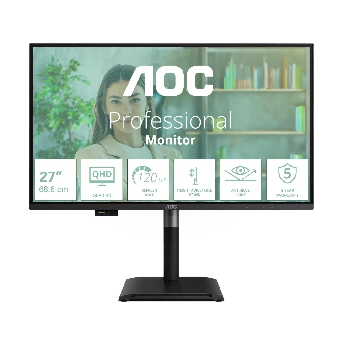 AOC Q27P4U 27inch QHD IPS 120Hz 16:9