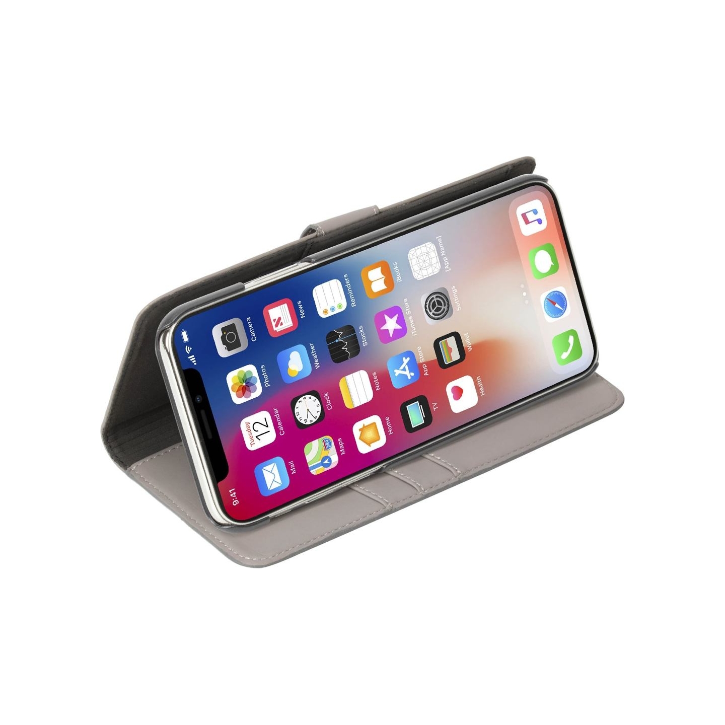 Krusell Loka FolioWallet 2in1 Apple iPhone XS Max grey