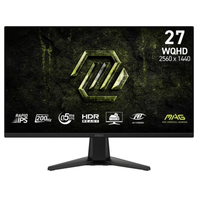 MSI Monitor MAG 275QF E20 27 inches/LED/WQHD/Flat/200Hz/Black