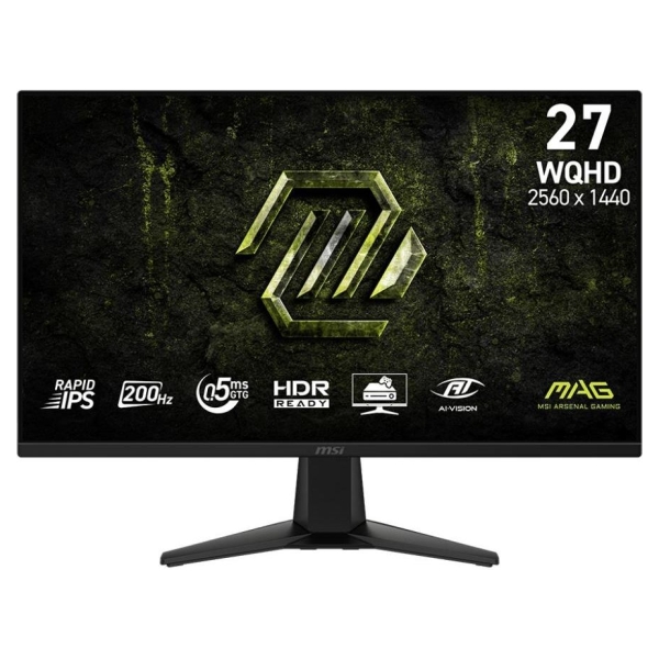 MSI Monitor MAG 275QF E20 27 inches/LED/WQHD/Flat/200Hz/Black