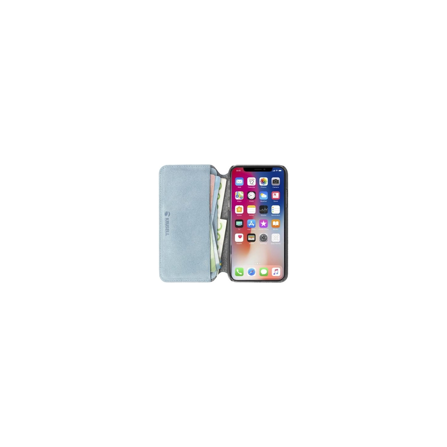 Krusell Broby 4 Card SlimWallet Apple iPhone XS blue