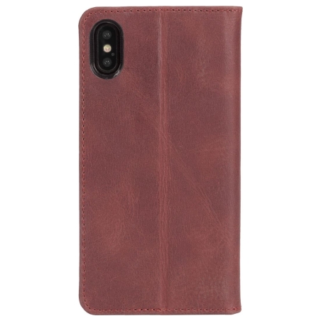 Krusell Sunne 4 Card FolioWallet Apple iPhone XS Max vintage red