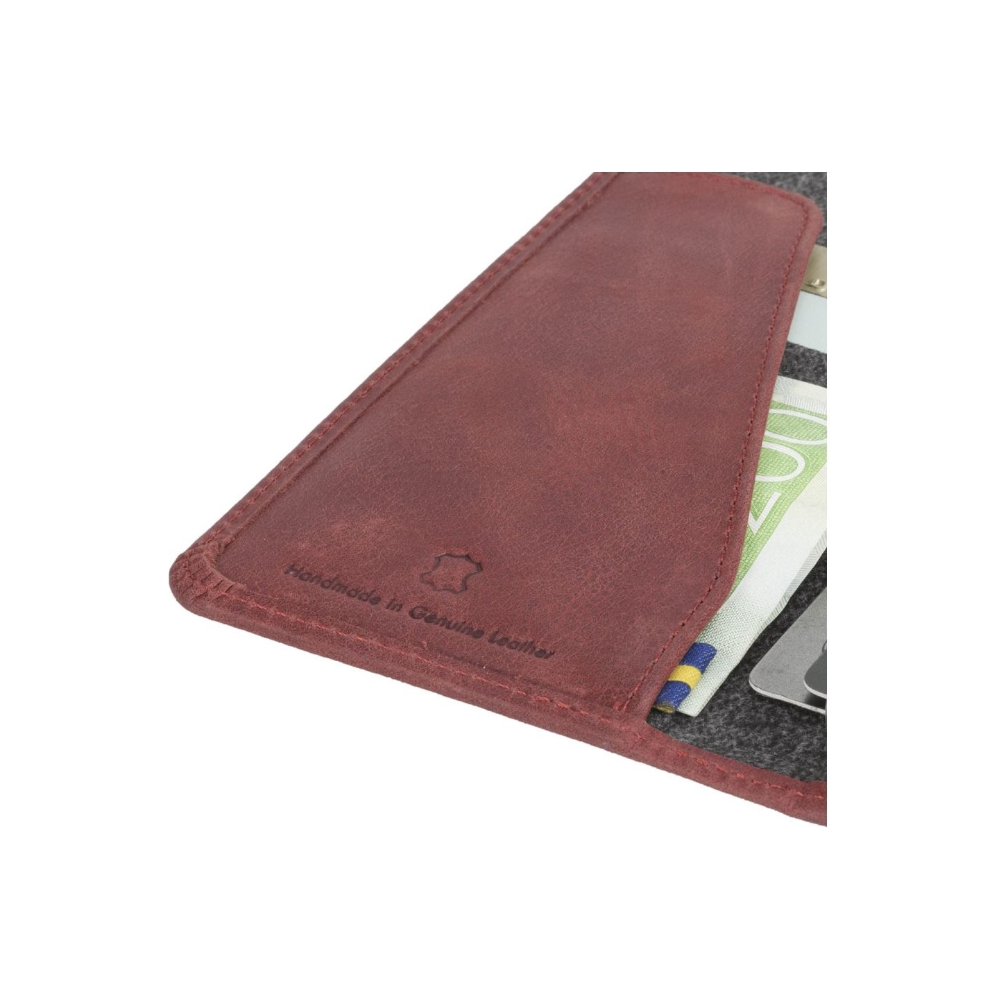Krusell Sunne 4 Card FolioWallet Apple iPhone XS Max vintage red