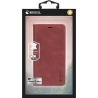 Krusell Sunne 4 Card FolioWallet Apple iPhone XS Max vintage red