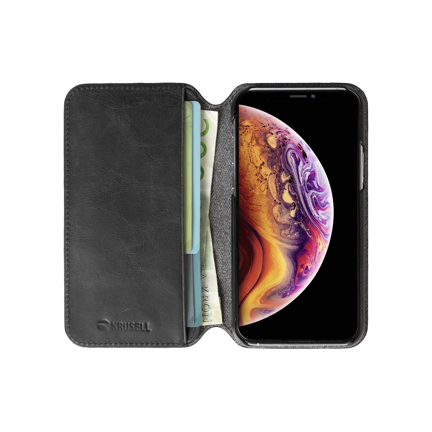 Krusell Sunne PhoneWallet Apple iPhone 11 Pro Max vintage black