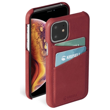 Krusell Sunne CardCover Apple iPhone 11 vintage red (61791)