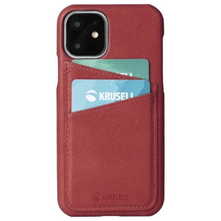 Krusell Sunne CardCover Apple iPhone 11 vintage red (61791)