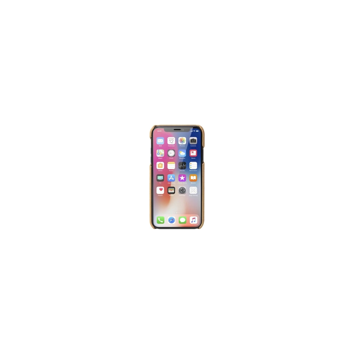 Krusell Broby Cover Apple iPhone XS cognac