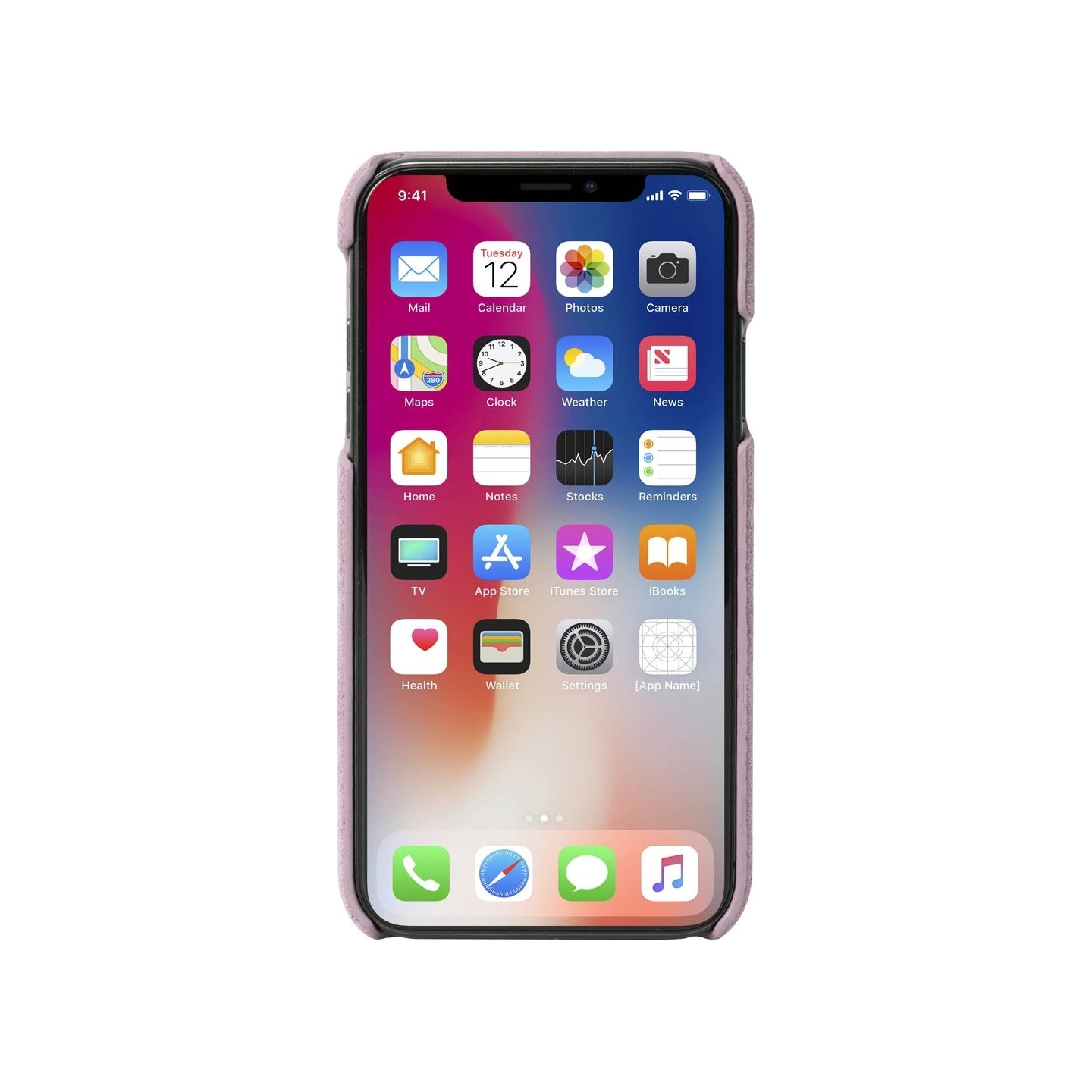Krusell Broby Cover Apple iPhone XS Max rose
