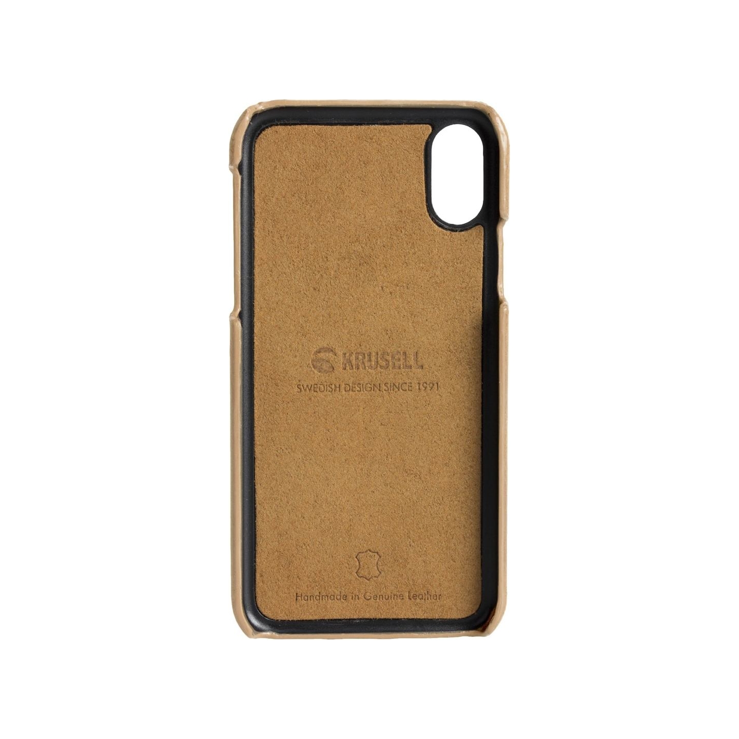 Krusell Sunne 2 Card Cover Apple iPhone XS Max vintage nude