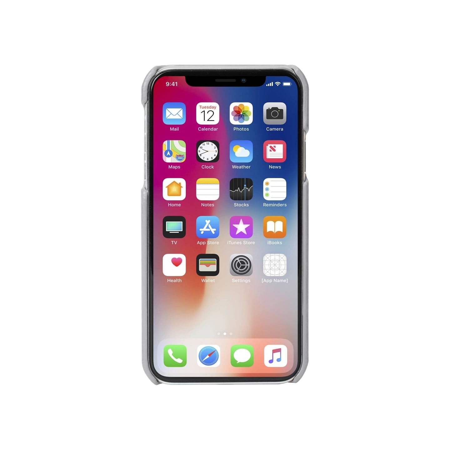 Krusell Sunne Cover Apple iPhone XS vintage grey