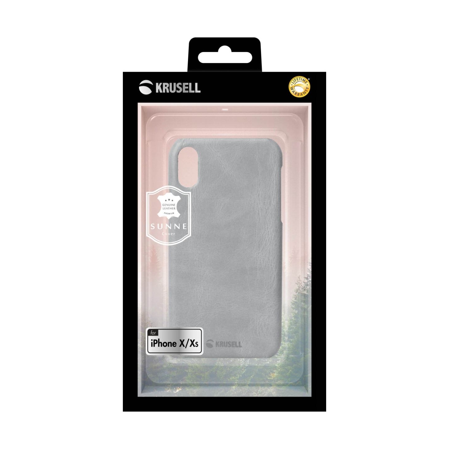 Krusell Sunne Cover Apple iPhone XS vintage grey
