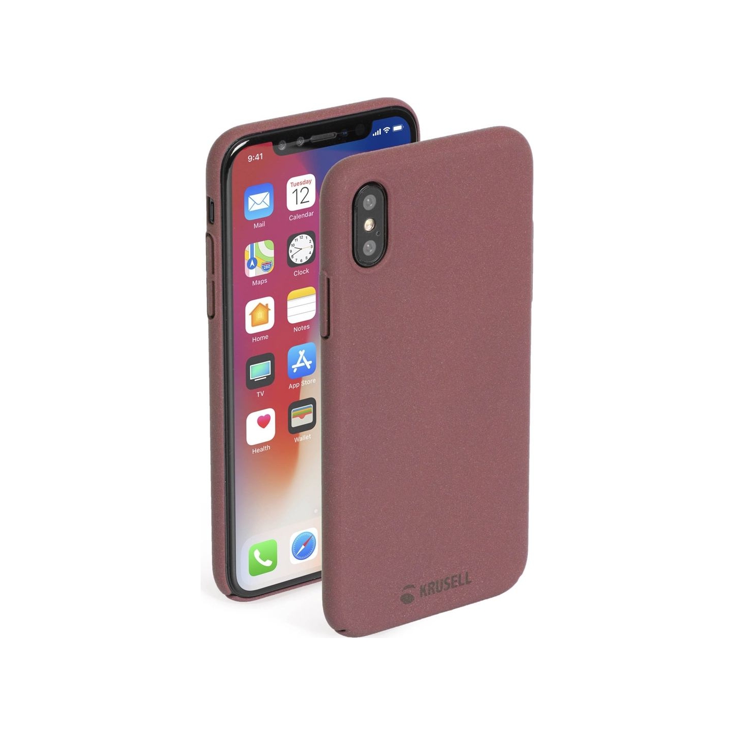 Krusell Sandby Cover Apple iPhone XS rust