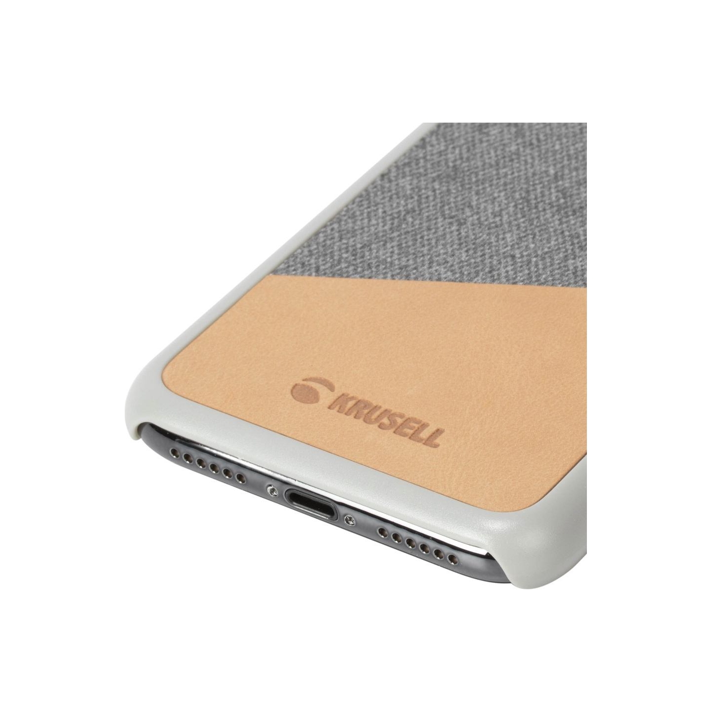 Krusell Tanum Cover Apple iPhone XS nude