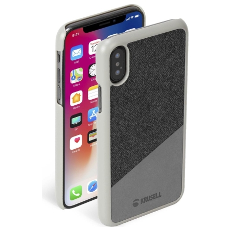 Krusell Tanum Cover Apple iPhone XS grey