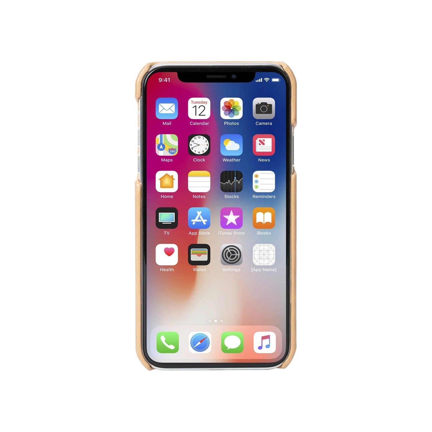 Krusell Sunne Cover Apple iPhone XS Max vintage nude