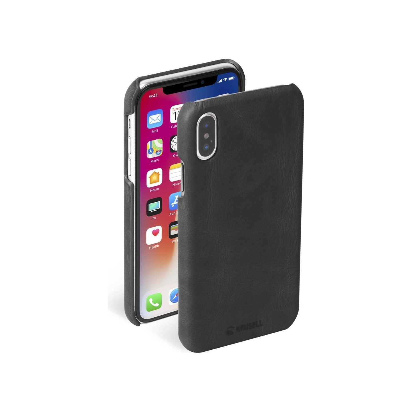 Krusell Sunne Cover Apple iPhone XS Max vintage black