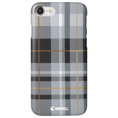 Krusell Limited Cover Apple iPhone 8/7 plaid dark grey