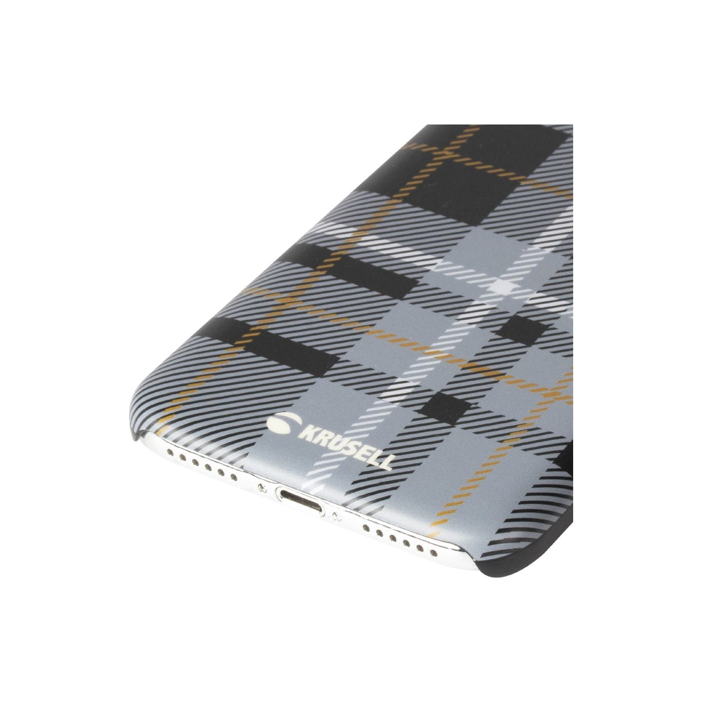 Krusell Limited Cover Apple iPhone 8/7 plaid dark grey